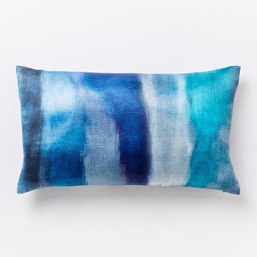 Cloudy Abstract Pillow Cover -  12" x 21" - Insert sold separately - Image 0