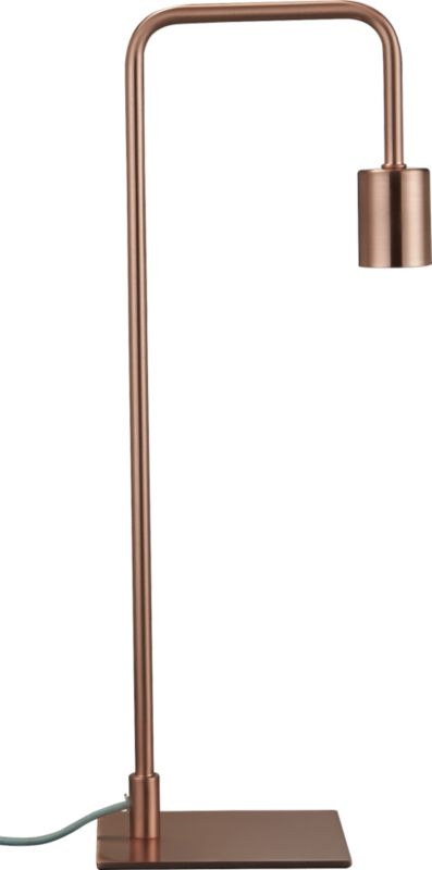 Copper arc table lamp - Image 0