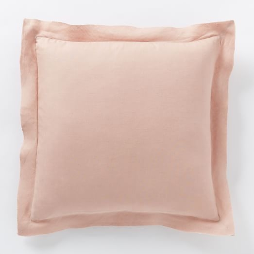 Belgian Linen Pillow Cover - Rosette - 18" - Insert Sold Separately - Image 0