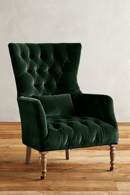 Velvet Julienne Chair - Forest - Image 0