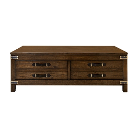 TREMONT 54" COFFEE TABLE IN BROWN - Image 0