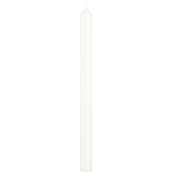 White taper candle - Image 0