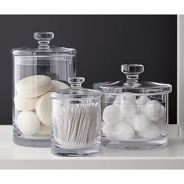 Glass Canisters Set of Three - Image 0