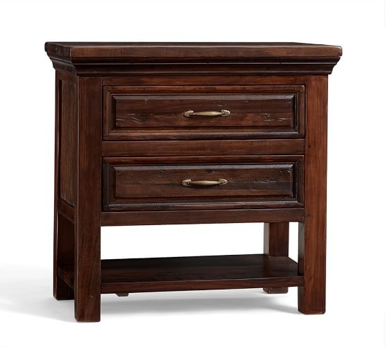 Bowry Reclaimed Wood Bedside Table - Image 0