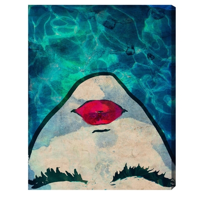 Watercoveted Graphic Art on Wrapped Canvas - 59x50, Unframed - Image 0