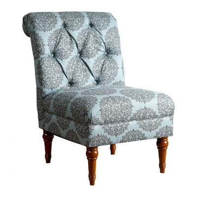 Sienna Floral Tufted Slipper Side Chair - Image 0