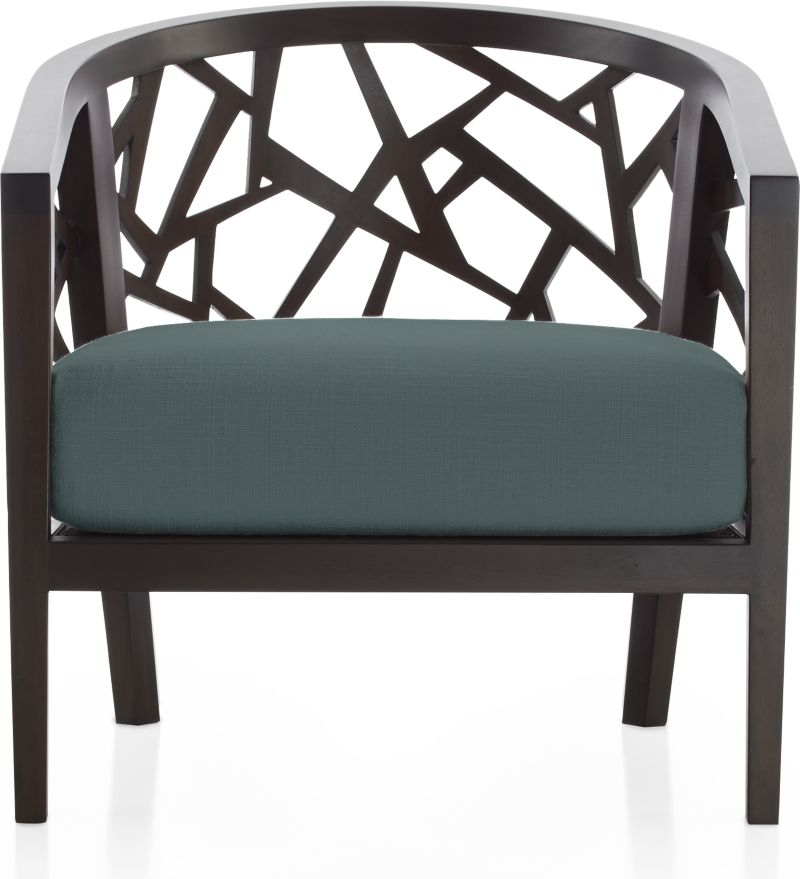 Ankara Truffle Frame Chair with Fabric Cushion - Image 0