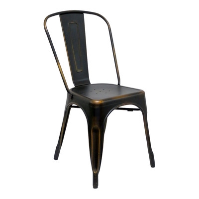 Industrial Classics Garvin Side Chair - Antique Copper - Image 0