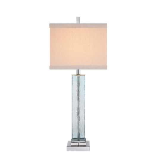 34" H Table Lamp with Square Shade - No Bulb - Image 0
