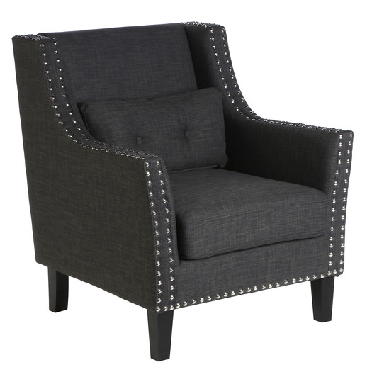 Percy Club Chair - Gray - Image 0
