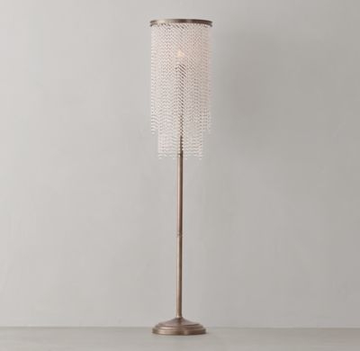 ATHENA CRYSTAL FLOOR LAMP CLEAR - Image 0