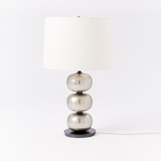 Abacus Hammered Metal Table Lamp - Image 0