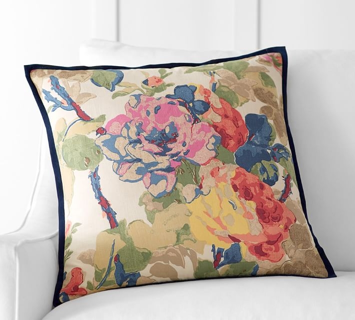 CHARLOTTE FLORAL PILLOW COVER - 20" - no insert - Image 0
