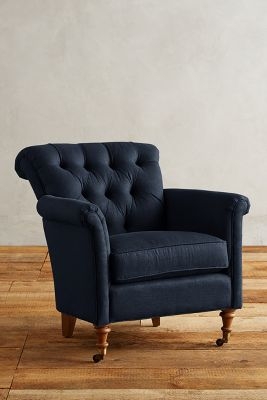 Linen Gwinnette Chair - Image 0