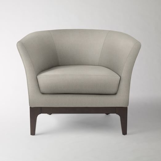 Tulip Chair - Basketweave, Putty Gray - Image 0