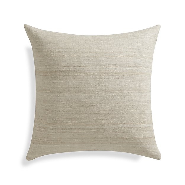 Michaela Sesame 20" Pillow with Feather-Down Insert - Image 0