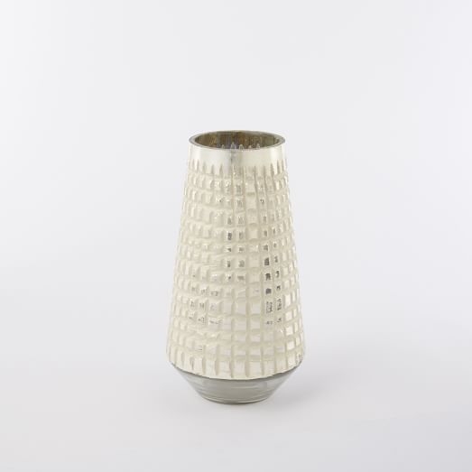 Mercury Grid Vases- Tall Tapered - Image 0