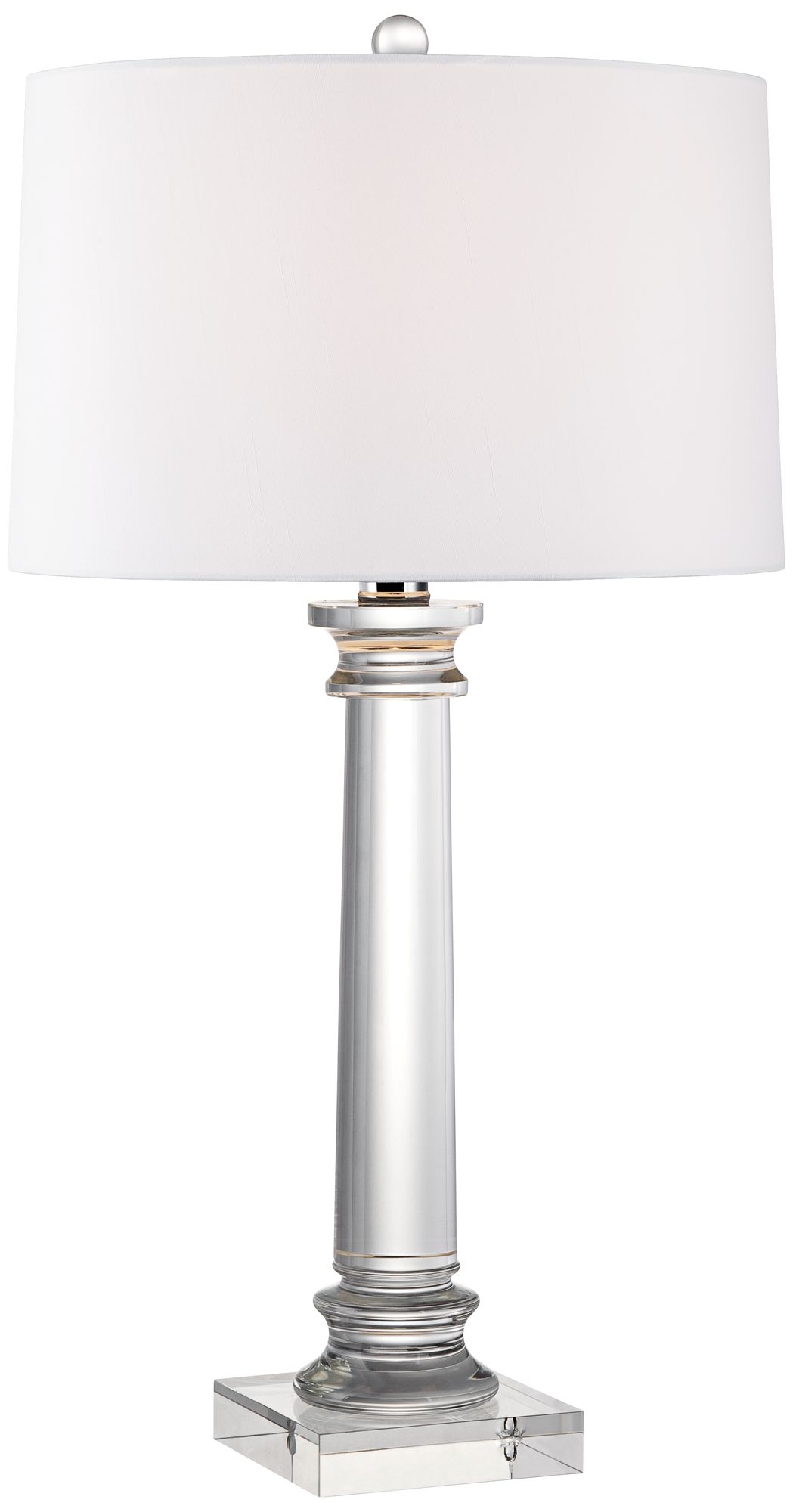 Vienna Full Spectrum Modern Crystal Column Table Lamp - Image 0