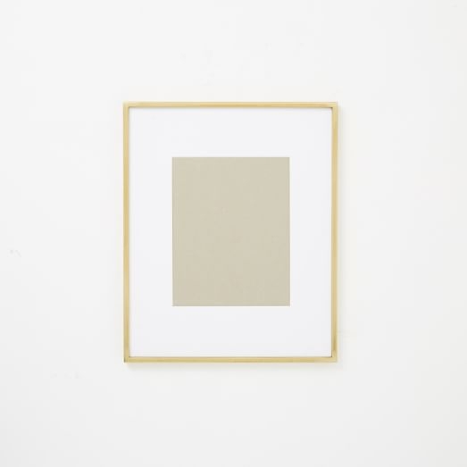 Gallery Frames - Polished Brass - Individual Frame - 13.5" x 16.5" - Image 0