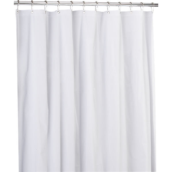 Peva white shower curtain liner - Image 0
