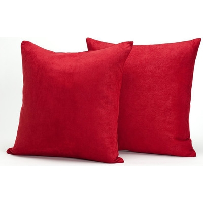 Decorative Faux Suede Throw Pillow - Image 0