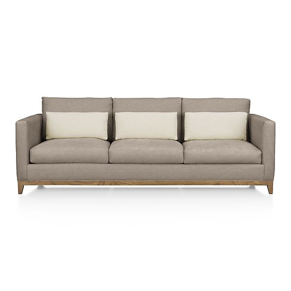 Taraval 3-Seat Sofa with Oak Base - Image 0