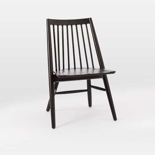 Scissor Spindle Dining Chair  - Individual - Charcoal - Image 0