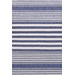 Beckham Denim & White Striped Indoor/Outdoor Area Rug - 8'6" x 11' - Image 0
