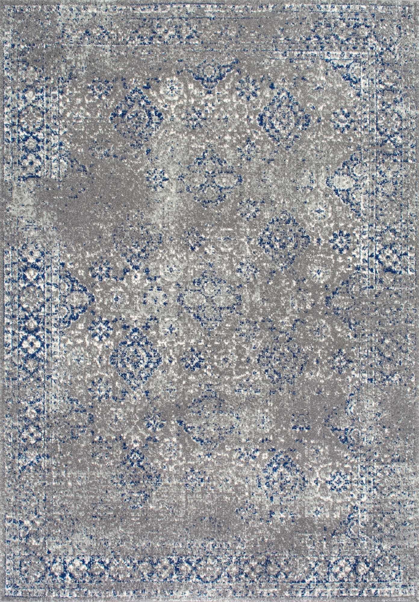 Distressed Mabelle -  Dark Blue, 9' x 12' - Image 0