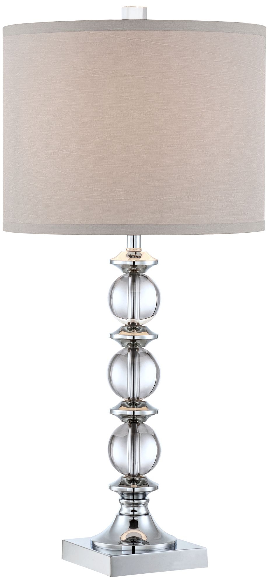 Mona Stacked Globes Crystal Table Lamp - Image 0