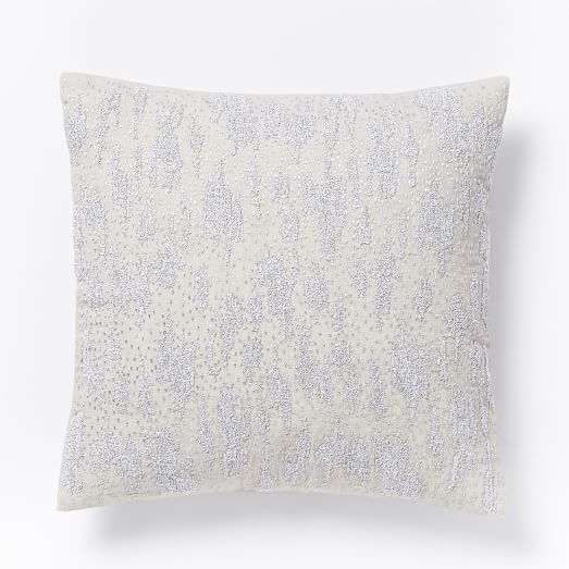 Embroidered Shimmer Pillow Cover - Image 0