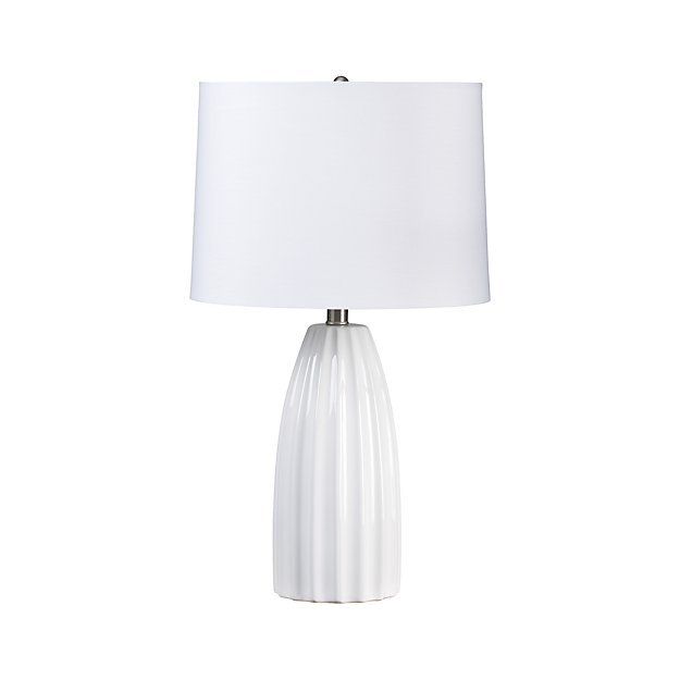 Ella White Table Lamp - White - Image 0
