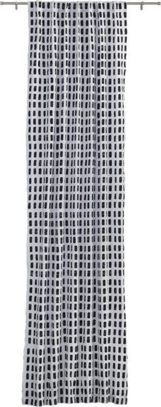 Korben plaid curtain panel 48"x96" - Image 0