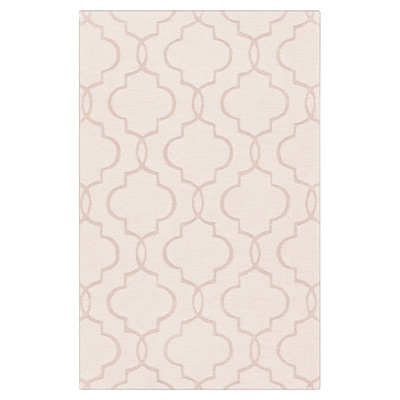 Villegas Hand-Woven Ivory Area Rug - 5' x 8' - Image 0