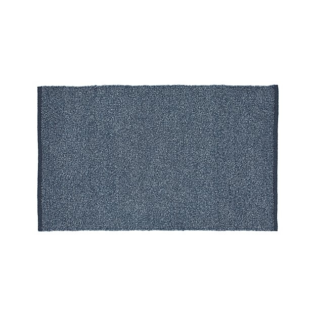 Kavi Blue Wool-Blend 30"x50" Rug - Image 0