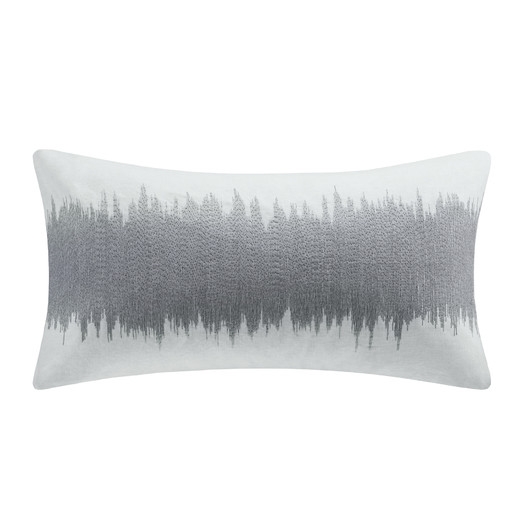 Shagreen Cotton Lumbar Pillow - 12"x22" - Polyester fill - Image 0