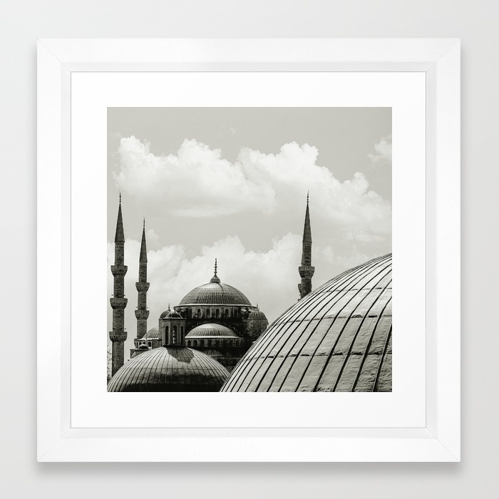 Istanbul - 12" x 12" - Vector White Frame - Image 0