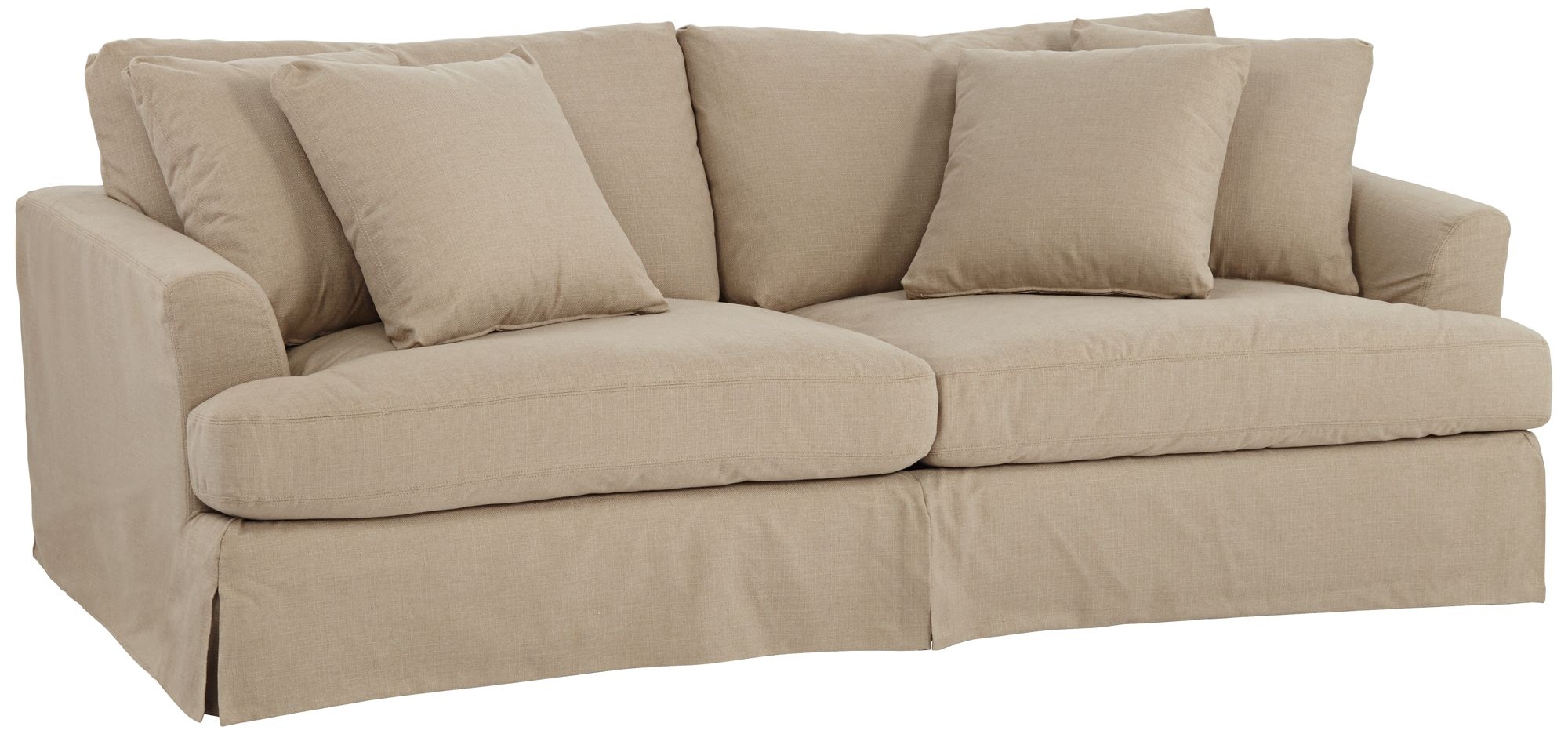 Atkins Linen Slipcover Sofa - Image 0