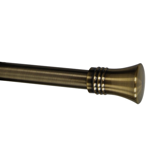 Lexington Trumpet Single Curtain Rod - 48" - 86" W - Image 0
