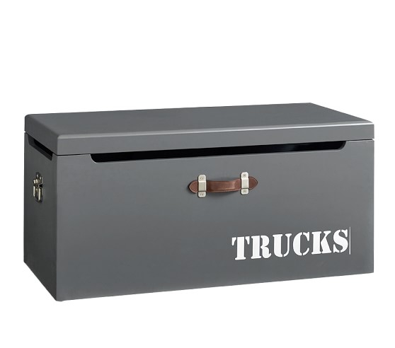 Tucker Toy Chest, Charcoal - Image 0