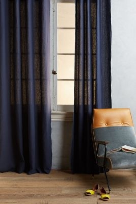 Linen Grommet Curtain- 84x50 - Image 0