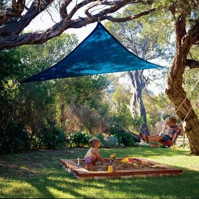 Triangle 10ft. Party Sail - Blue - Image 0