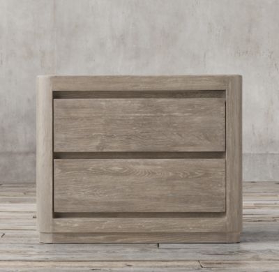 MARTENS CLOSED NIGHTSTAND -  Aged Oak - Image 0