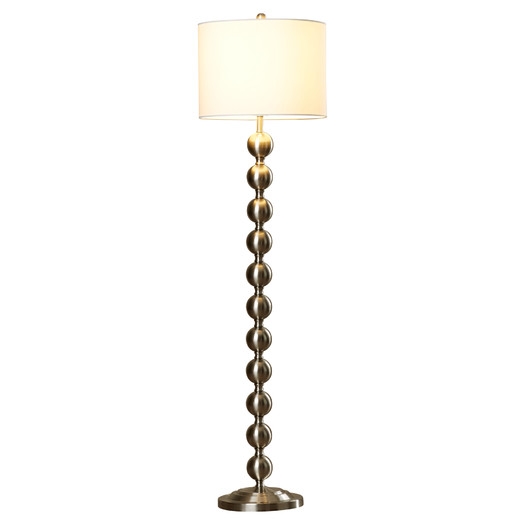 Pellston 59" Floor Lamp in Brushed Steel - Image 0