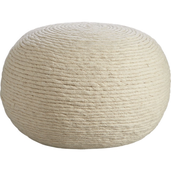 Wool Wrap Pouf *CLEARANCE - Image 0