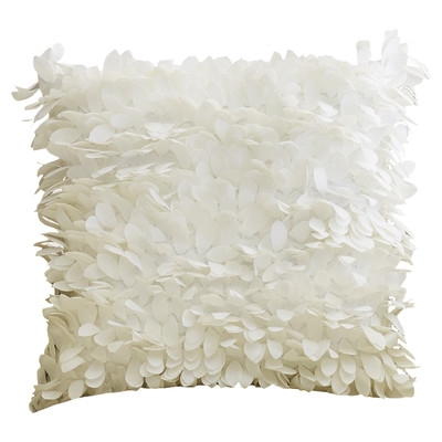 Luanna Throw Pillow - Ivory - 18x18 - Ply Insert - Image 0