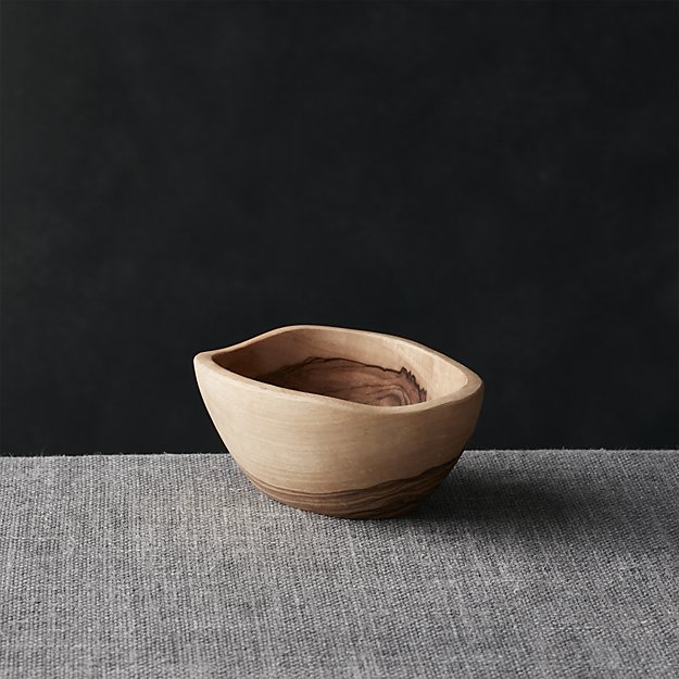 Olivewood 4.72"x3.5" Nibble Bowl - Image 0