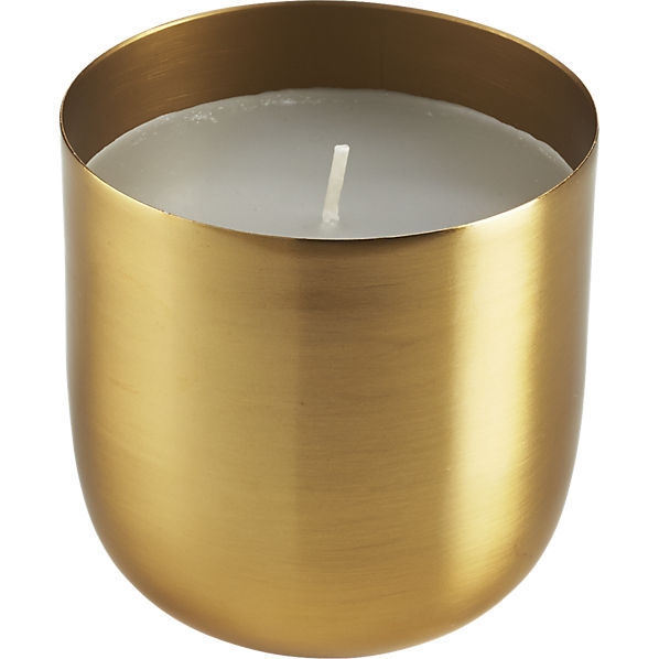 Brass candle bowl - Image 0