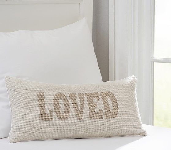 The Emily & Meritt Decorative Pillows - Loved-10" x 20"-Insert sold separately - Image 0