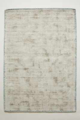 Whipstitch Rug - Silver - 8' x 10' - Image 0